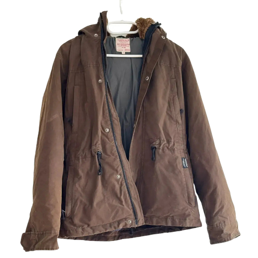 Manteau chocolat taille 2/M Bellerose seconde main femme