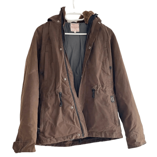 Manteau chocolat taille 2/M Bellerose seconde main femme