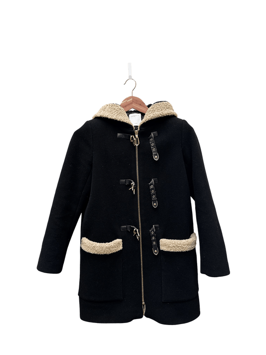 manteau noir taille 36 sandro seconde main femme