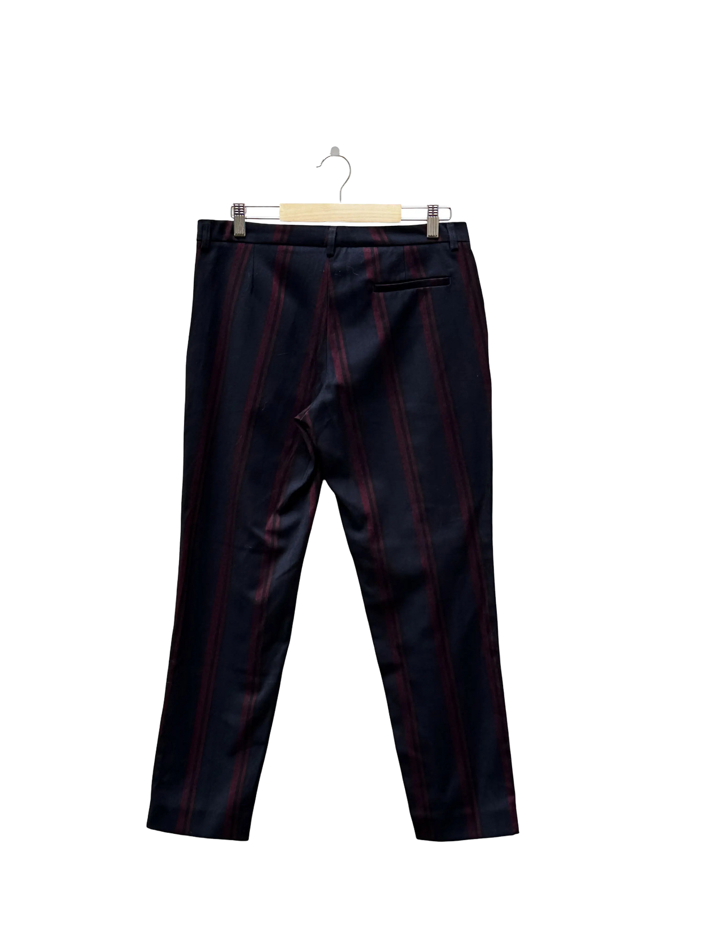 pantalon bleu et bordeaux taille 2 m rue blanche seconde main femme