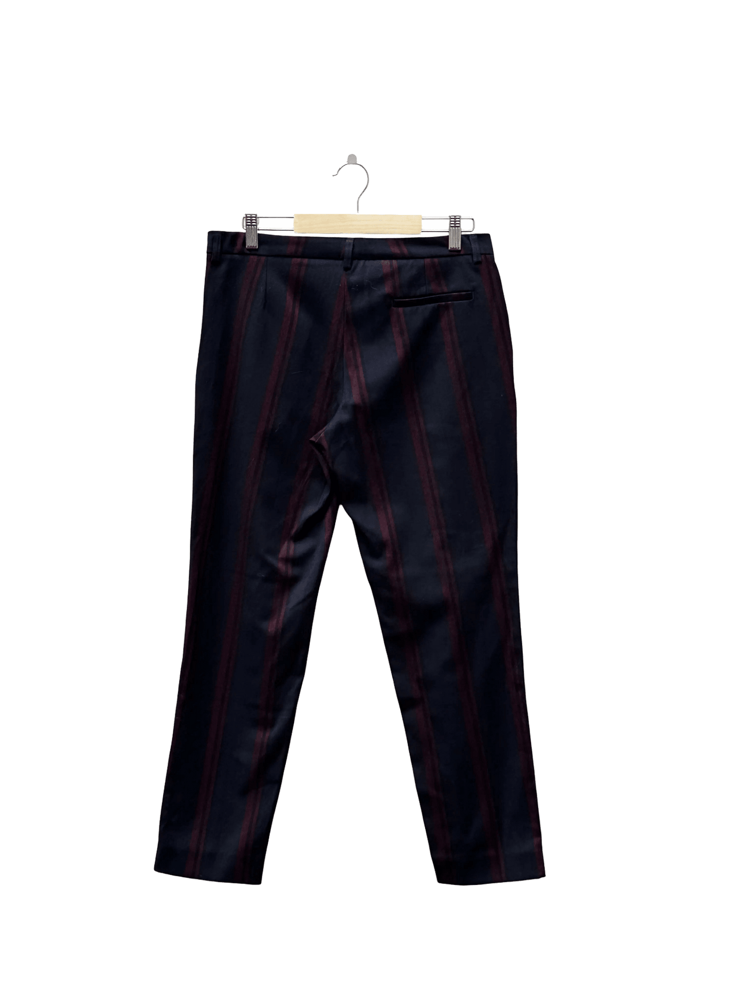 pantalon bleu et bordeaux taille 2 m rue blanche seconde main femme