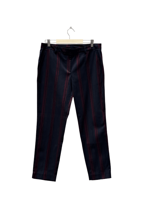 pantalon bleu et bordeaux taille 2 m rue blanche seconde main femme