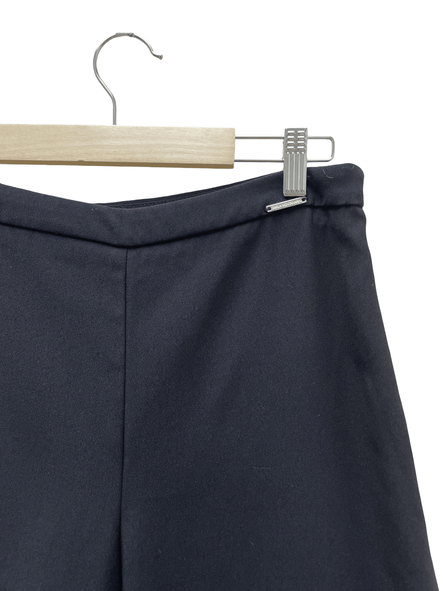 Pantalon noir taille 40 seconde main upcycling