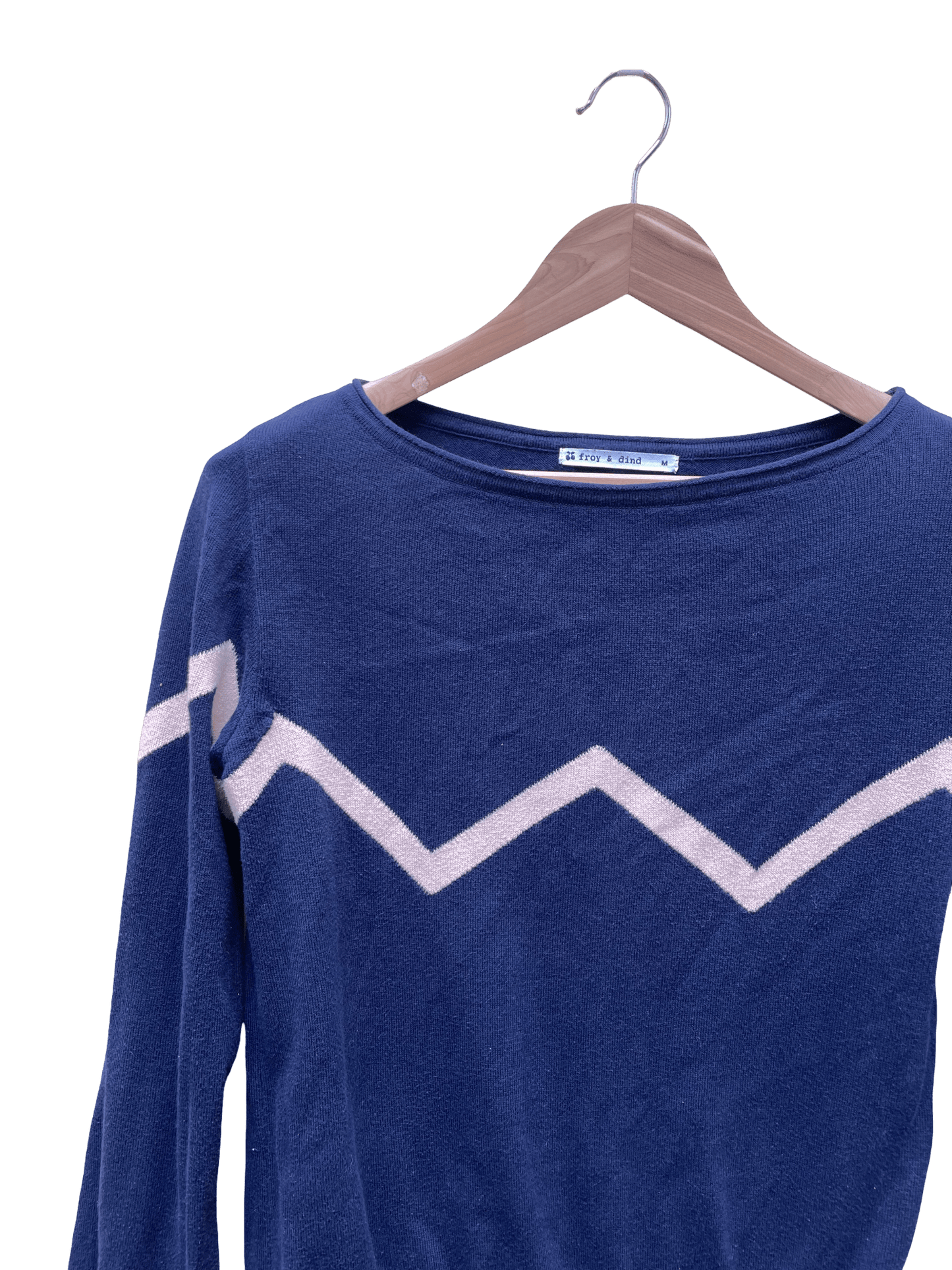 pull bleu marine taille m froy and dind seconde main femme