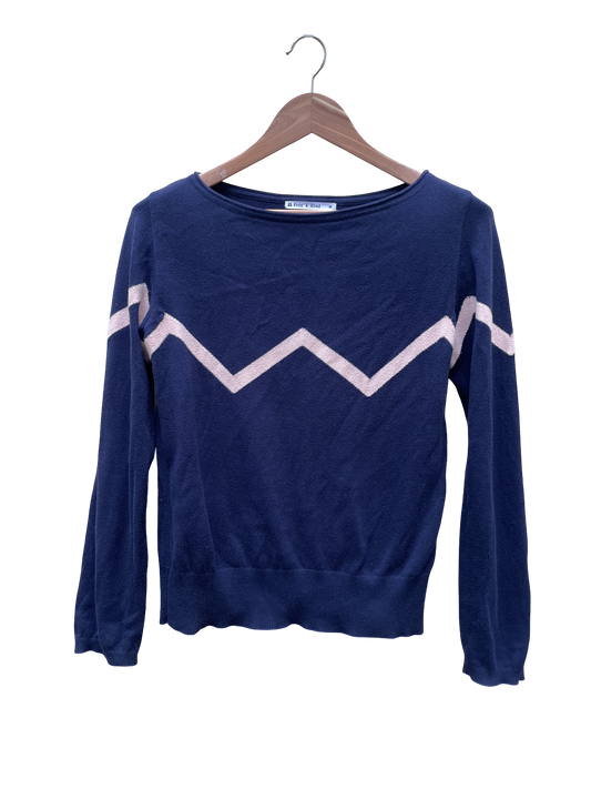 pull bleu marine taille m froy and dind seconde main femme