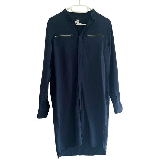 Robe chemise bleue - Taille S G-Star seconde main femme