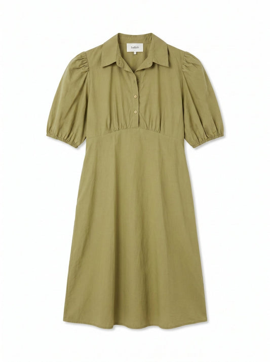 robe kaki taille 1 bash seconde main femme