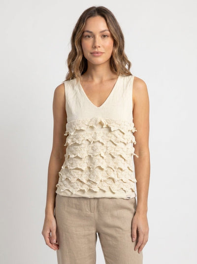 Top Blanc Cassé - Taille M