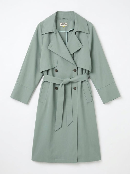 trench bleu taille 38 make my lemonage Seconde main CoClo femmes