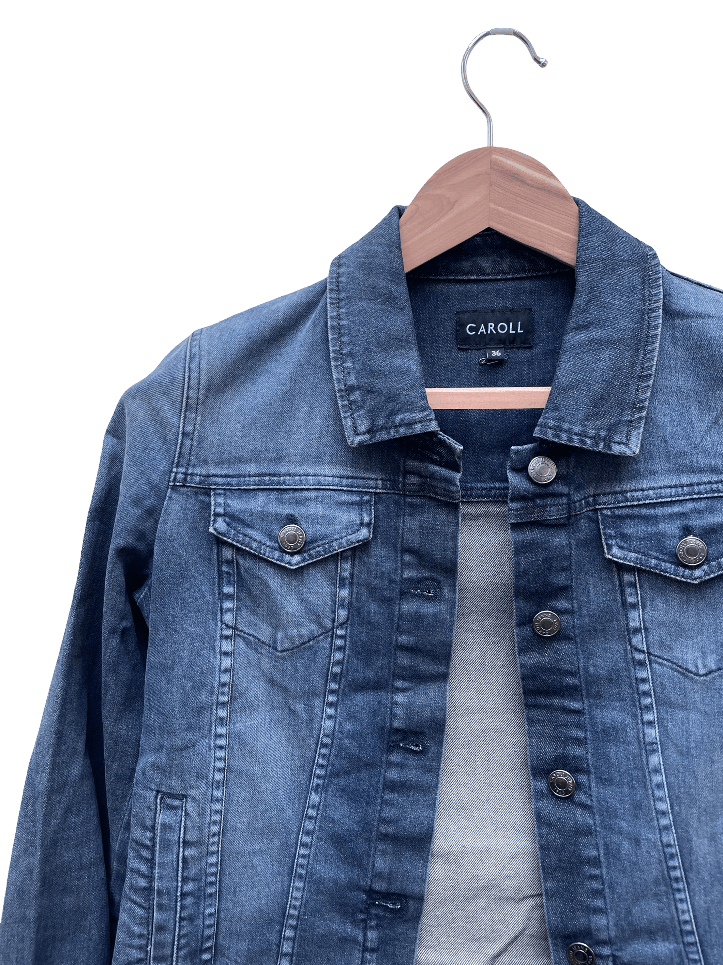 veste en jean taille 36 caroll seconde main femme
