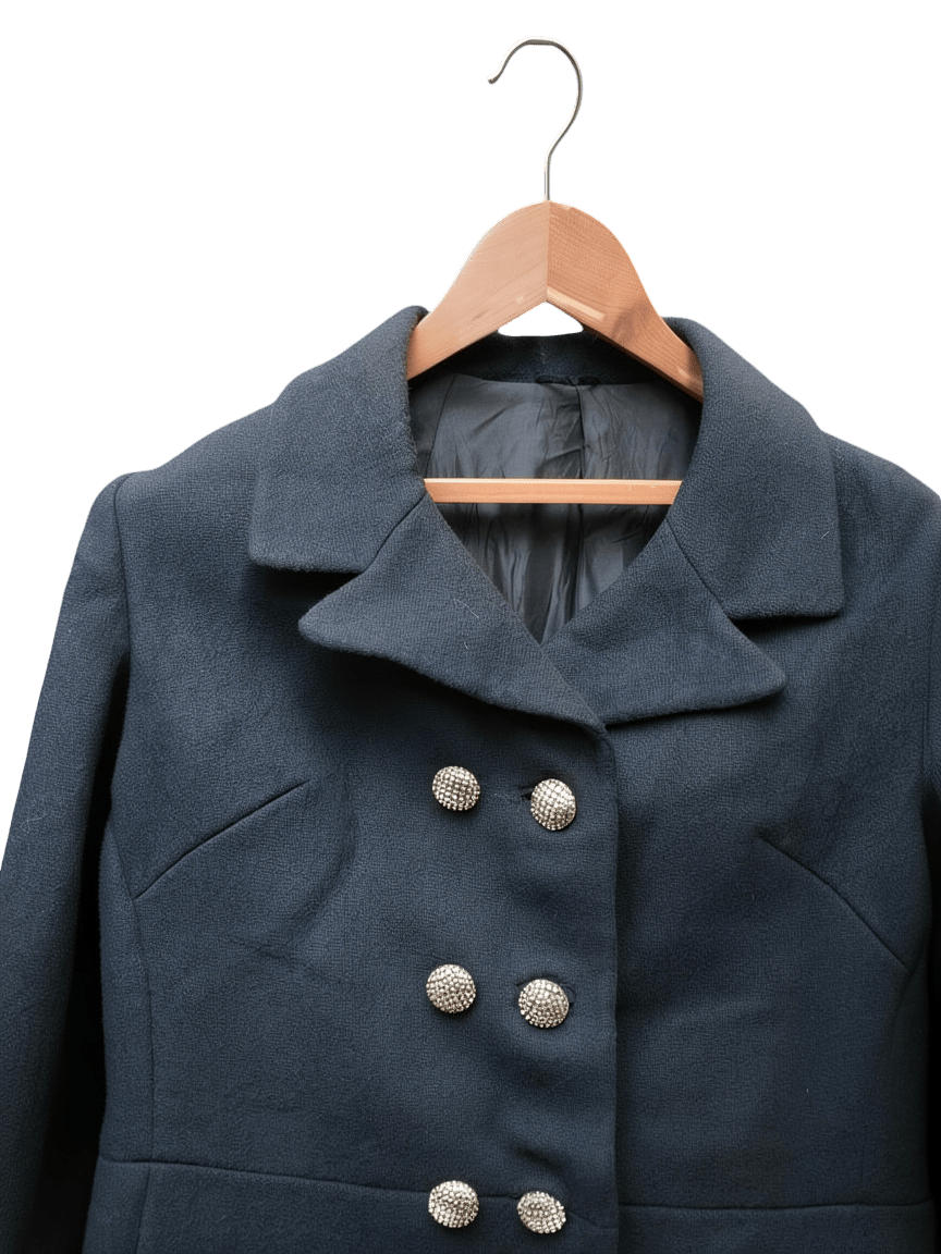 veste_noir_coclo_custom_taille_M _Secpnde main femmes