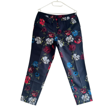 Pantalon Cigarette à fleurs - Taille 4/XL