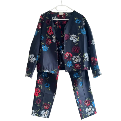 Pantalon Cigarette à fleurs - Taille 4/XL