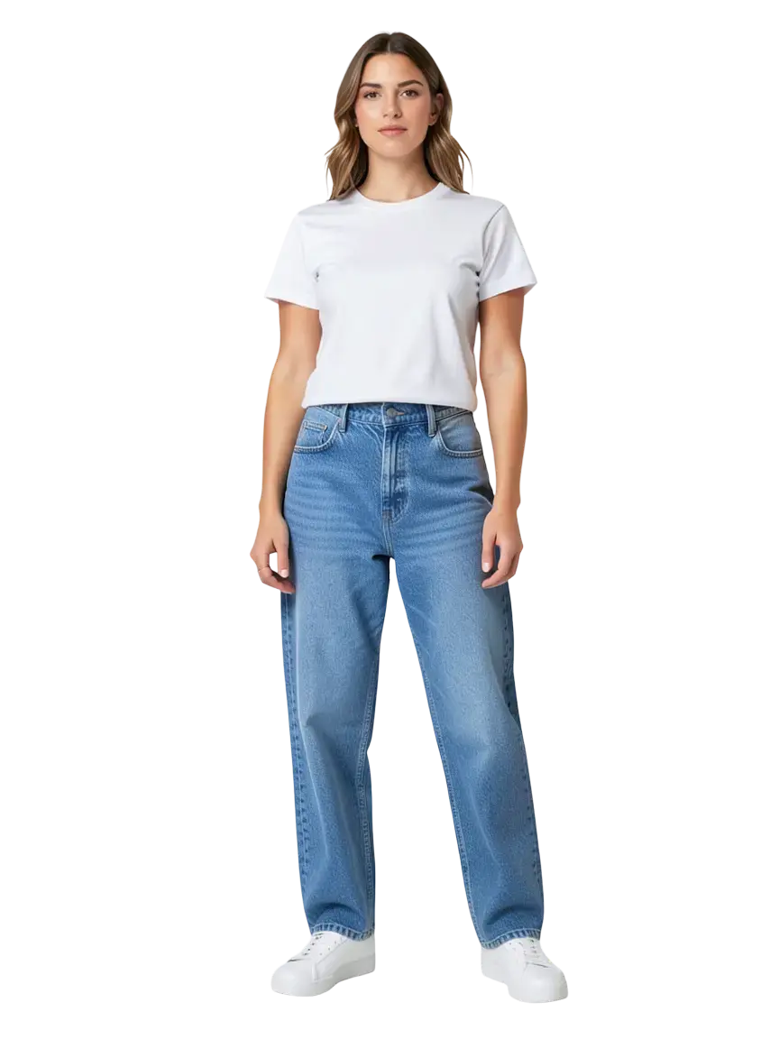 Jean Mom - Taille 34/32
