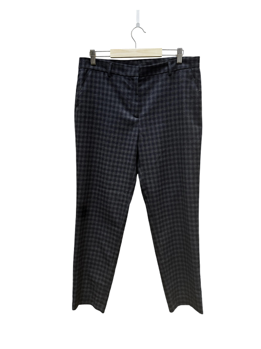 Checkered Cigarette Trousers - Size 3/L