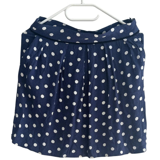 Jupe bleu marine à pois - Taille 1/S Claudie Pierlot