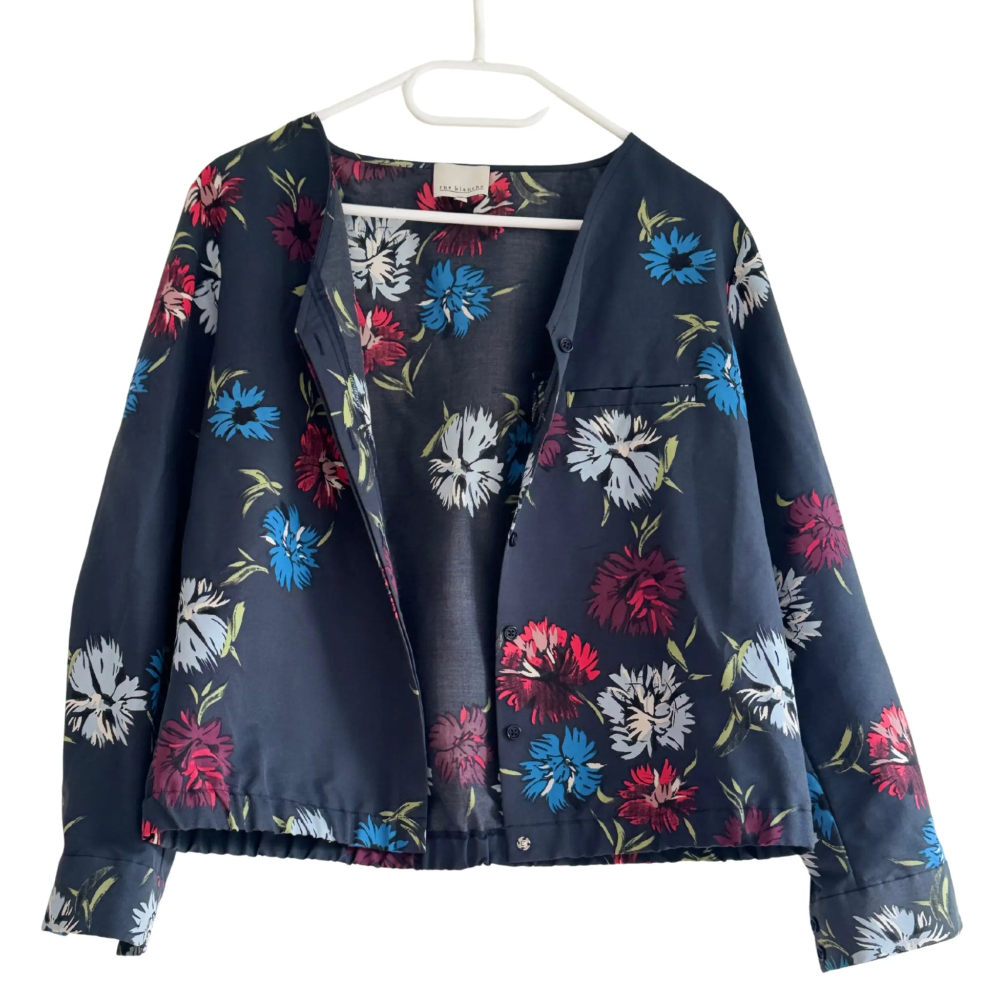 Blazer à fleurs - Taille 3/L Rue Blanche