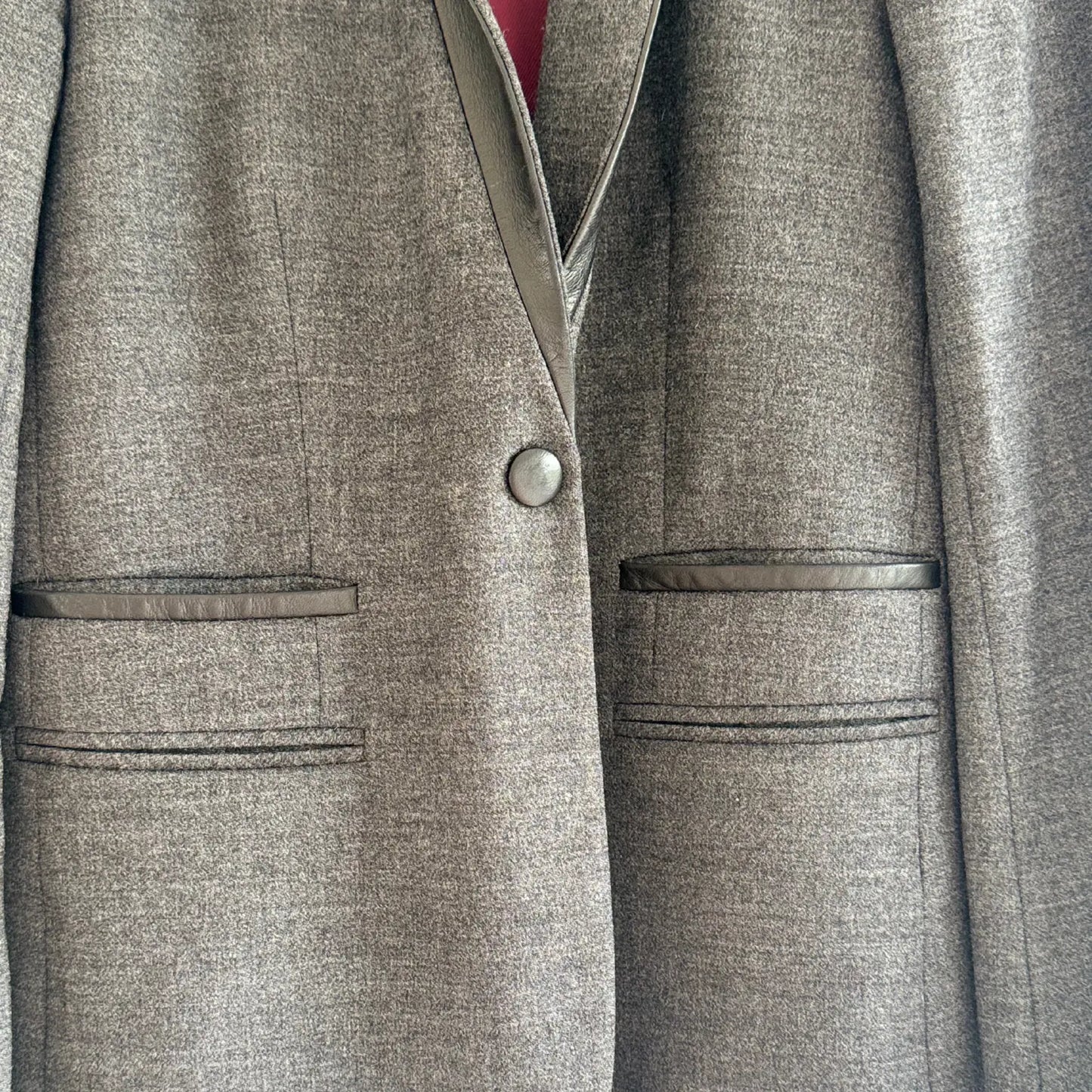 Blazer gris - Taille 36 Sandro