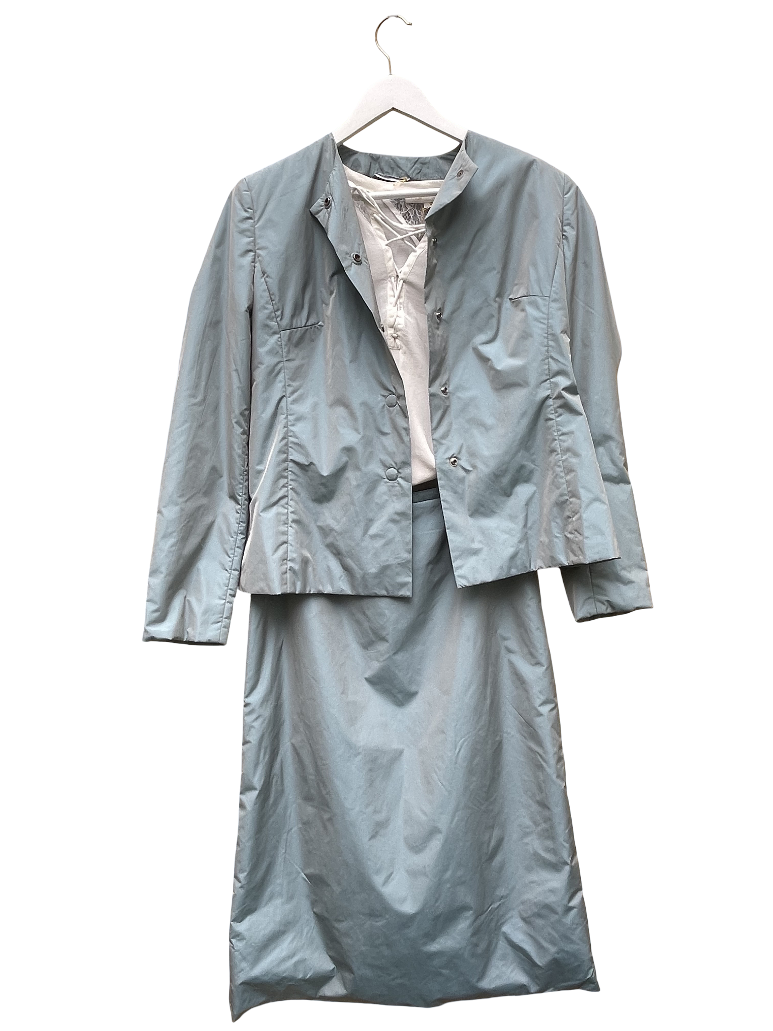 Blazer Bleu Ciel Taille 40 Max Mara Seconde main CoClo Femmes