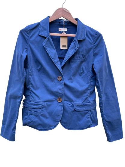 Blazer Bleu Marine  Taille M  CoClo Custom Upcycling Femmes