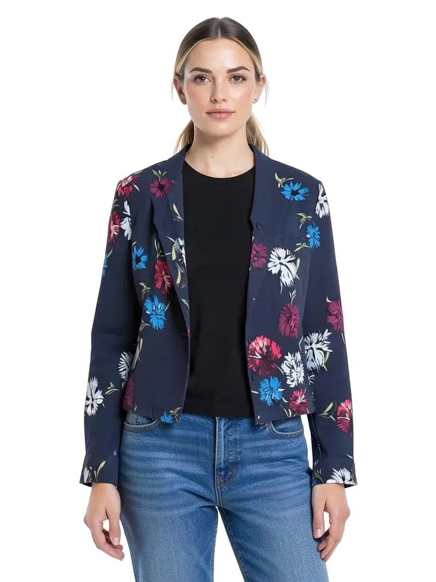 Blazer Fleuri Taille 3/L Rue Blanche Seconde main CoClo Femmes