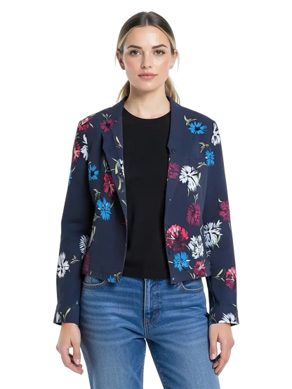 Blazer Fleuri Taille 3/L Rue Blanche Seconde main CoClo Femmes