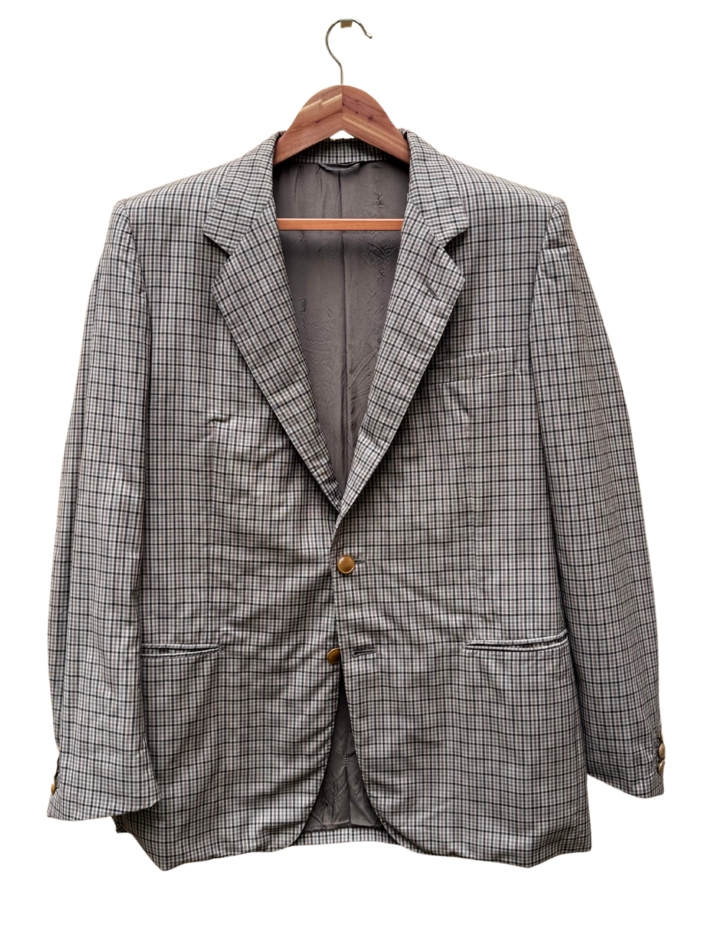 Blazer Gris - Taille oversize CoClo Custom Seconde main Upcycling femmes