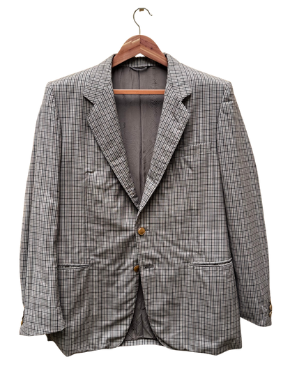 Blazer Gris - Taille oversize CoClo Custom Seconde main Upcycling femmes