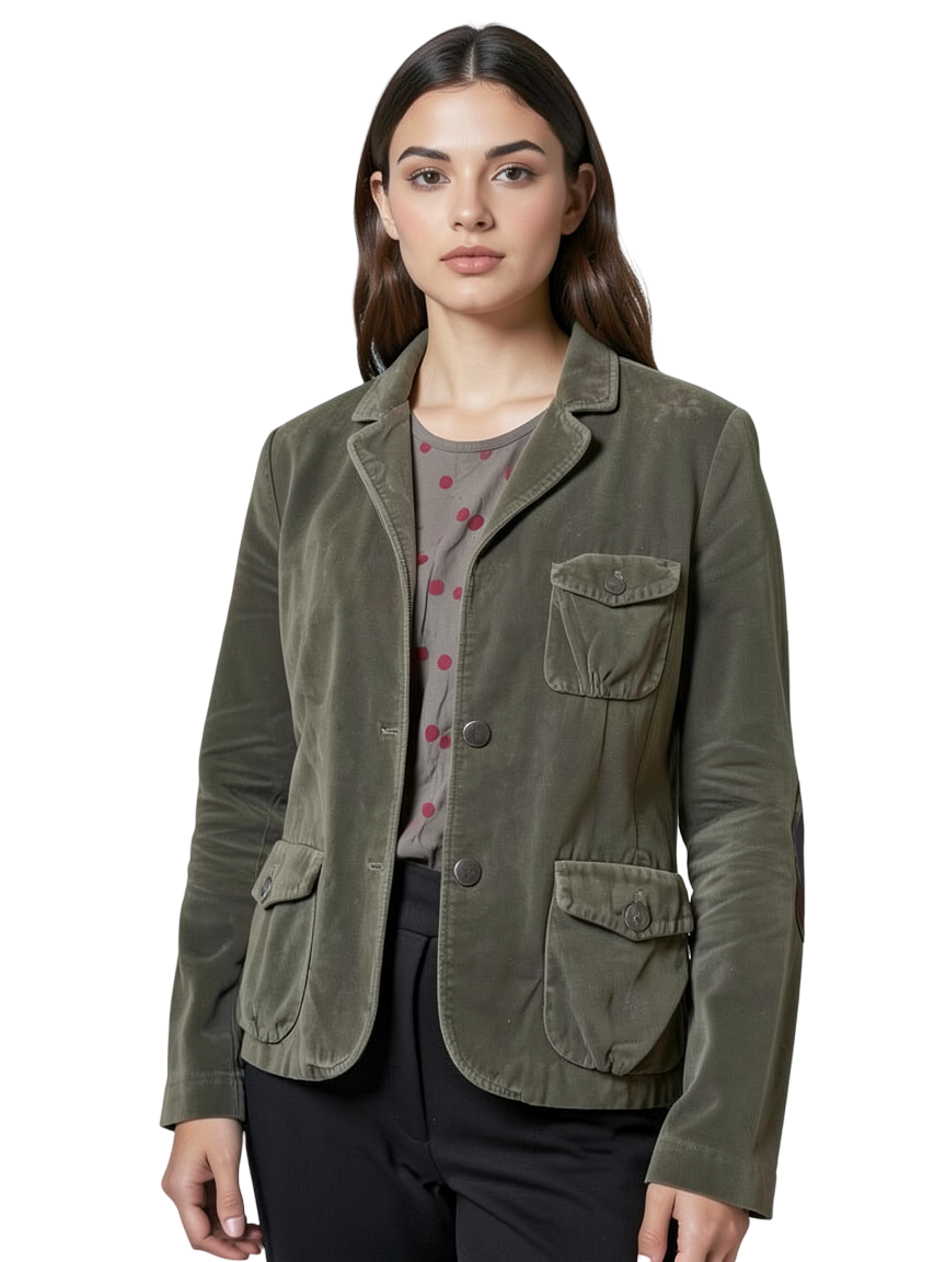 Blazer Kaki Taille XS Bellerose Seconde main CoClo Femmes
