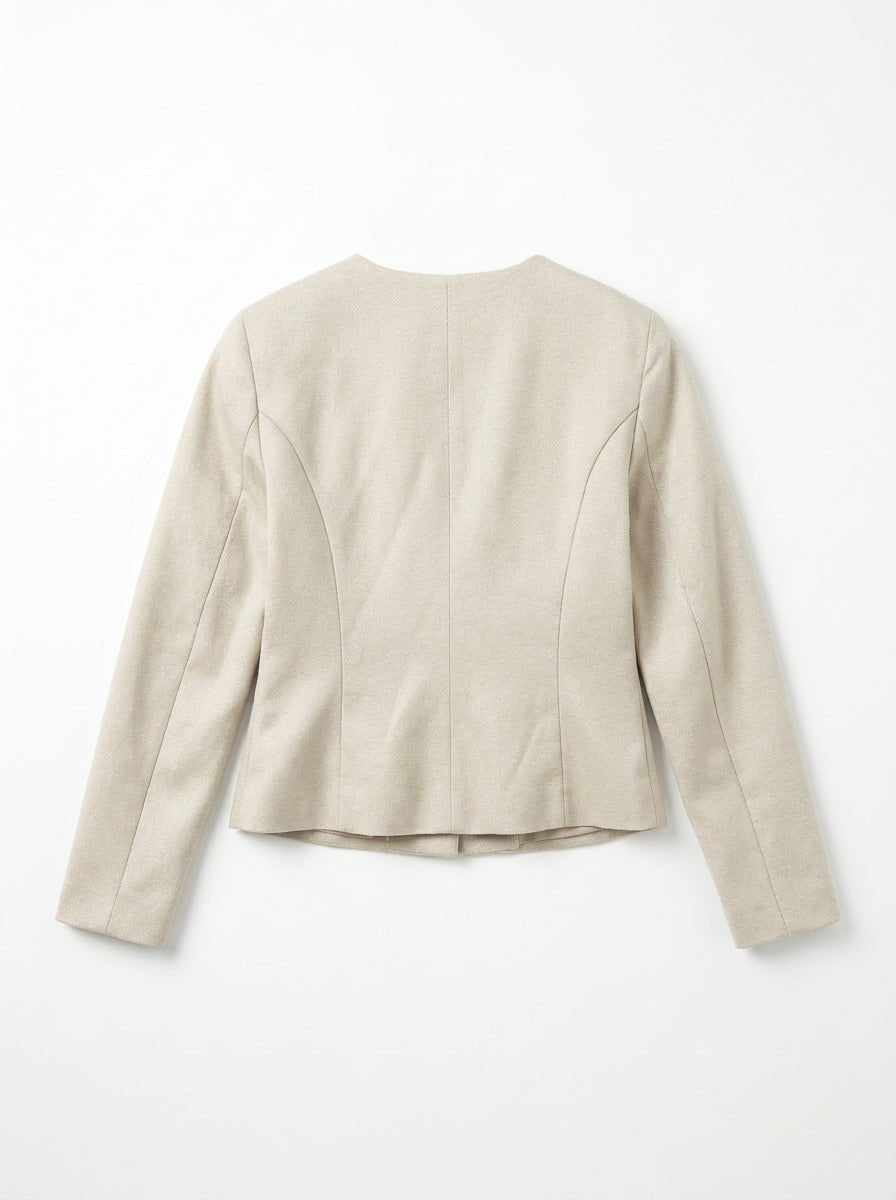 Blazer Terre Bleue Beige Taille 36 Seconde Main CoClo femmes