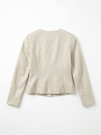 Blazer Terre Bleue Beige Taille 36 Seconde Main CoClo femmes