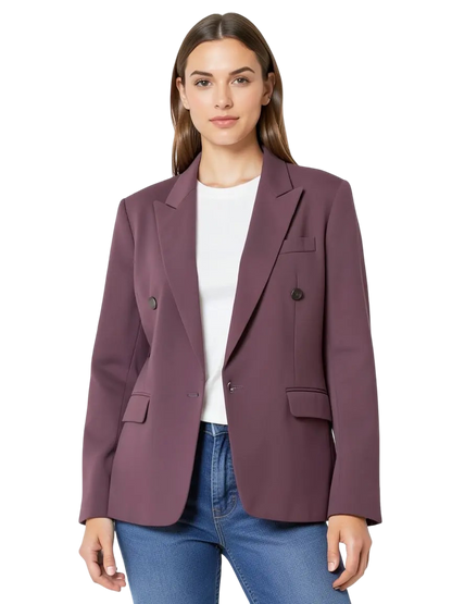 Blazer Violet Taille Oversize CoClo  Custom Upcycling femmes