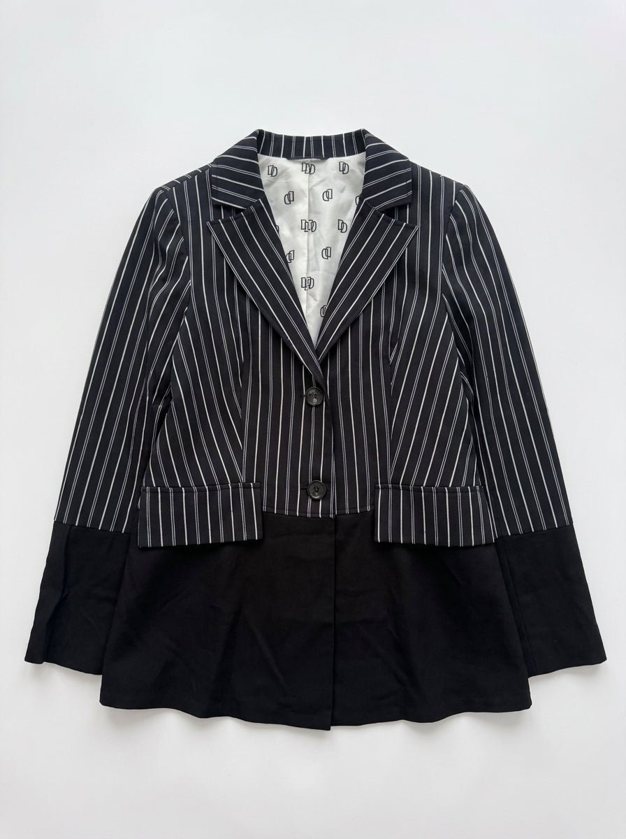 Blazer rayure noir Dona Dura Seconde main CoClo Femmes