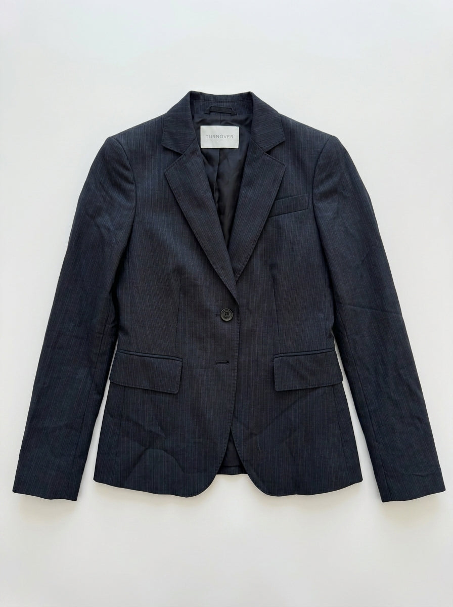 Blazer rayure noir taille 34 Turnover Seconde main CoClo femmes