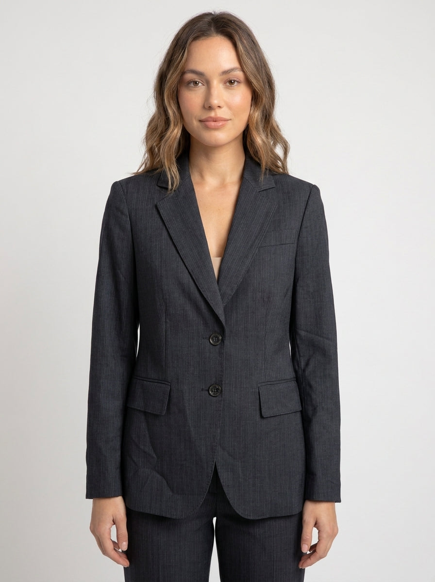 Blazer rayure noir taille 34 Turnover Seconde main CoClo femmes