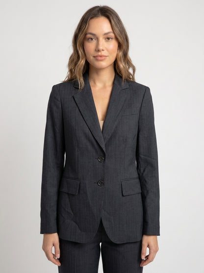 Blazer rayure noir taille 34 Turnover Seconde main CoClo femmes