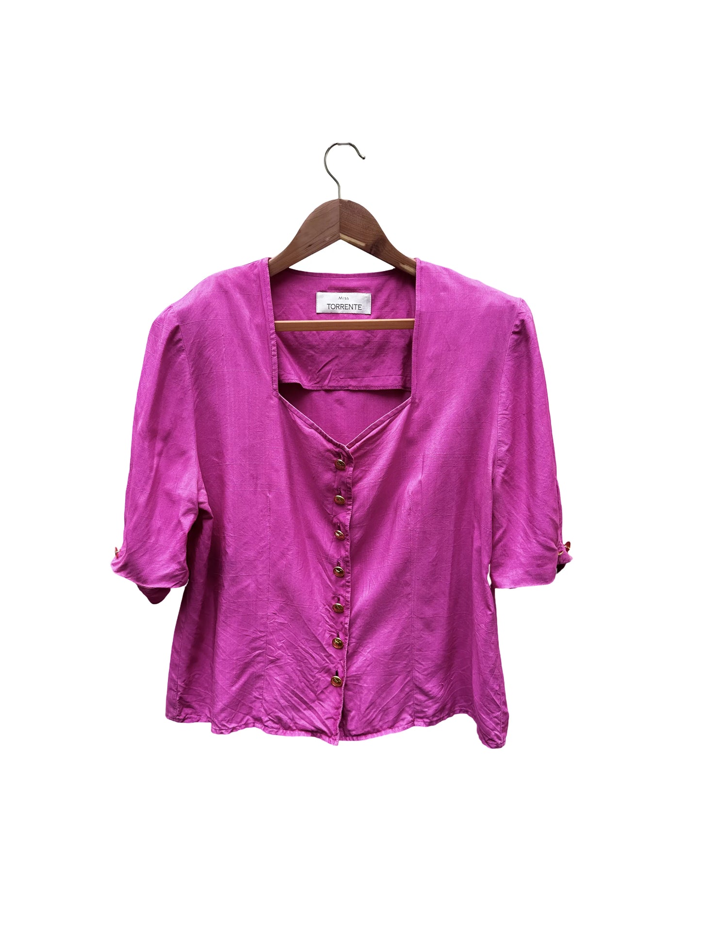 Blouse Fuchsia Taille L seconde main femme