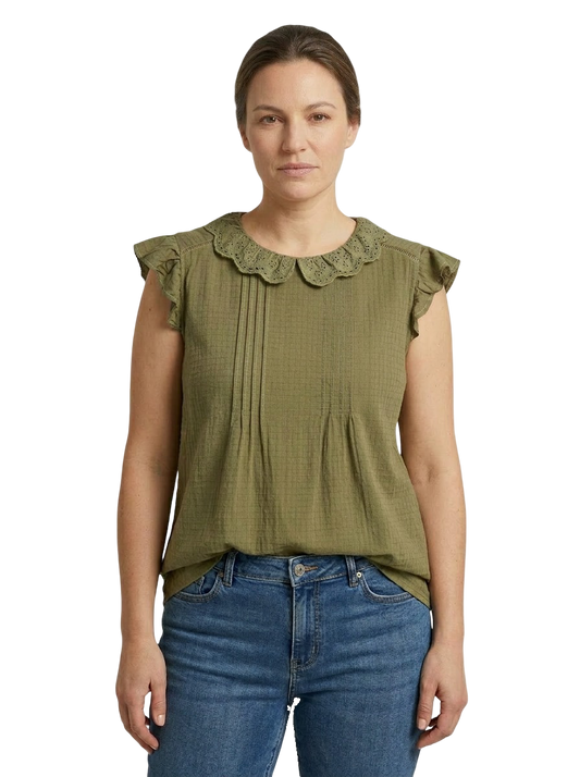 Blouse Kaki - Taille 3 CoClo Custom seconde main femmes