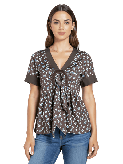 Blouse Marron - Taille 36