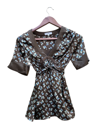 Blouse Marron - Taille 36 CoClo Custom seconde main femmes
