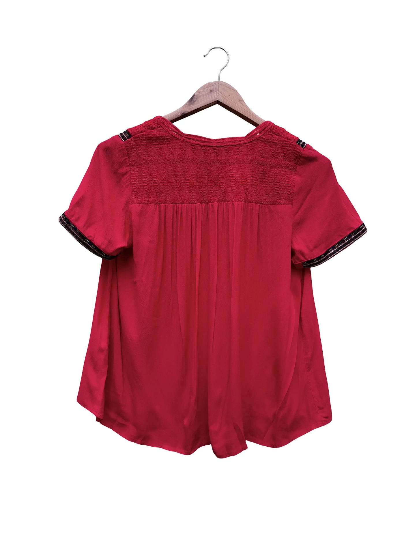 Blouse Rouge Taille 1/S seconde main femme