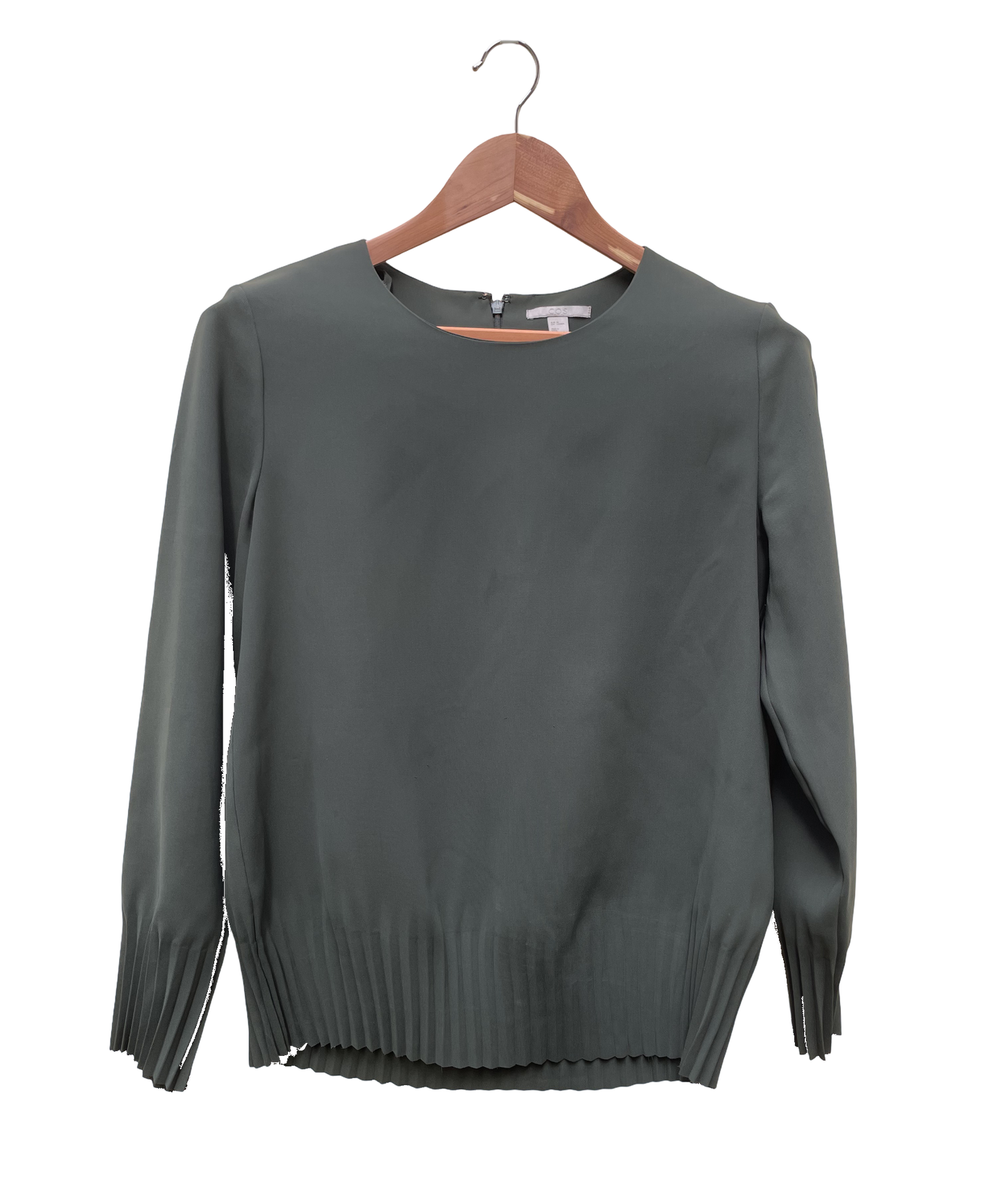 Blouse Vert Bouteille - Taille 36 COS CoClo Seconde main femmes