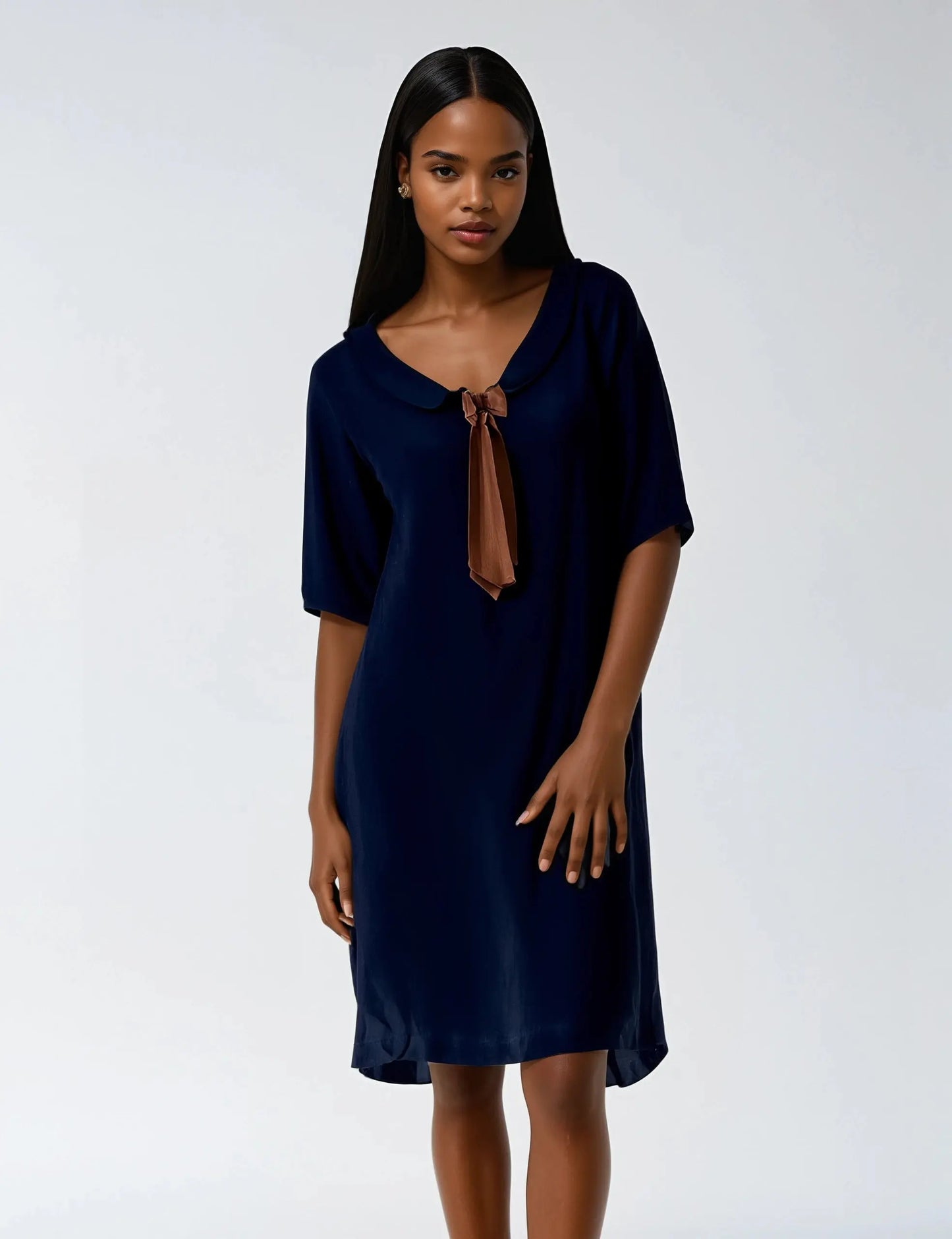 Robe bleu marine - Taille S/36 Indie & Cold