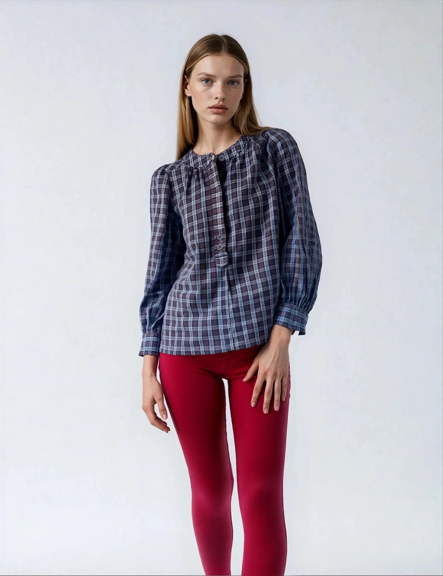 Chemise à carreaux - Taille S Sessùn