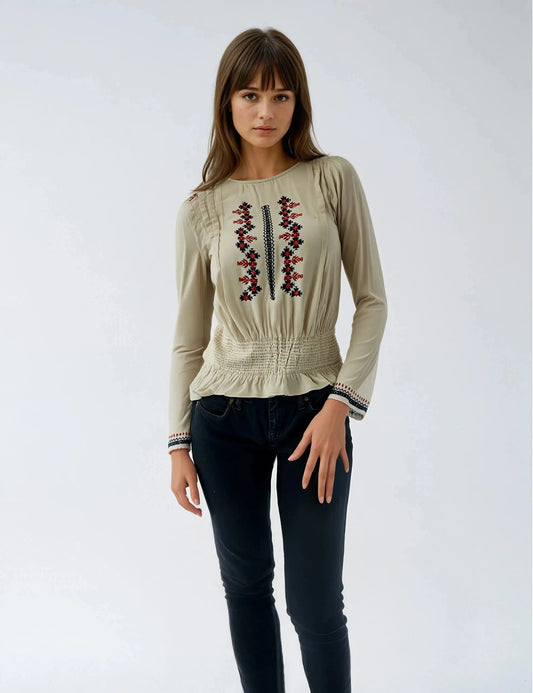 Chemise blanc cassé - Taille 16/XS Bellerose