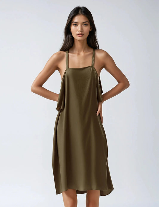 Robe beige - Taille S/36 Nubu