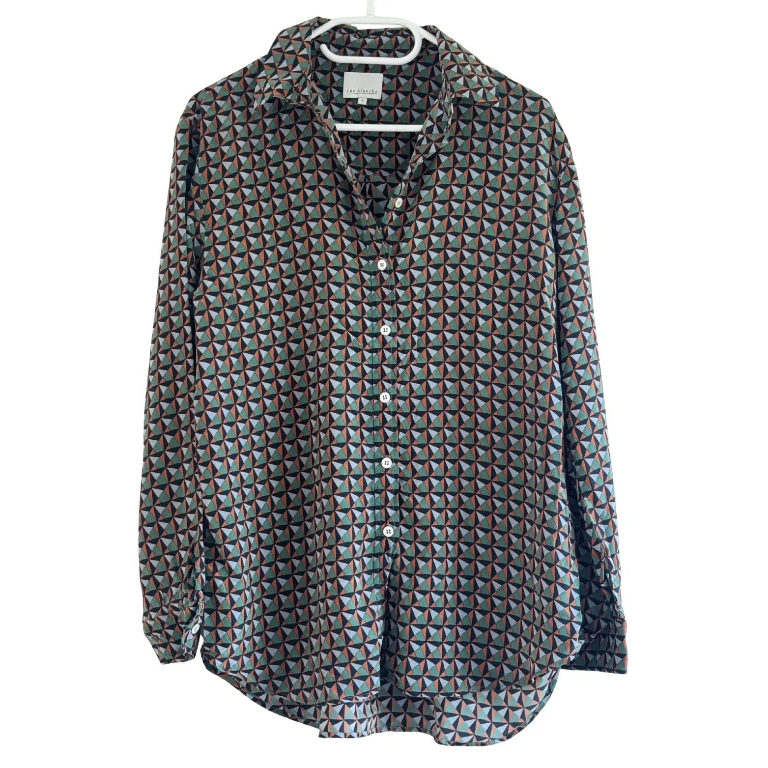 Chemise à motif - Taille 2/M Rue Blanche