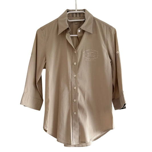 Chemise beige - Taille S Burberry