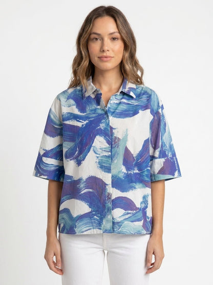 Chemise Armedangels imprime taille S/M Seconde main CoClo Femmes