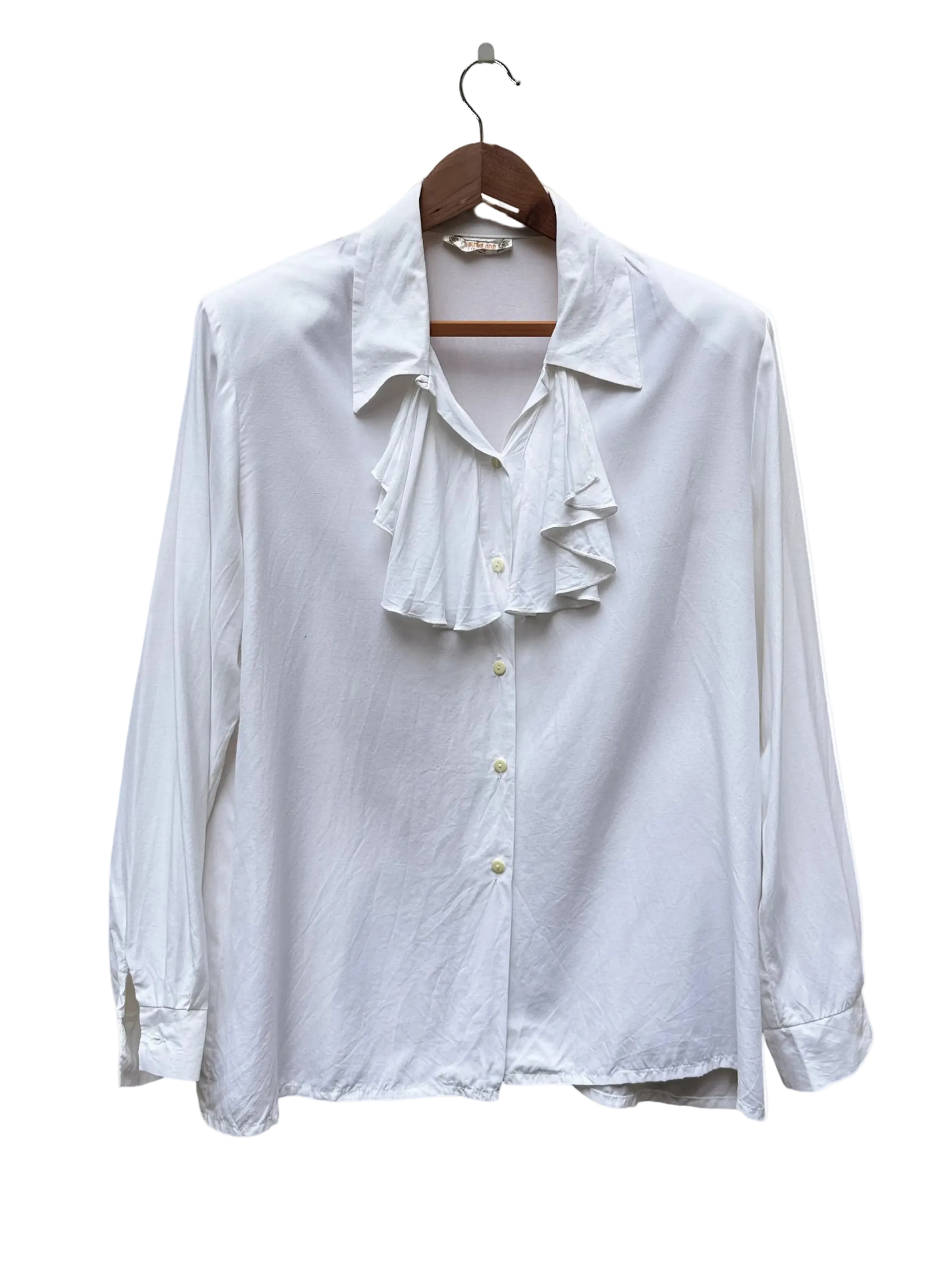 Chemise Blanche Taille 40 CoClo Custom Upcycling Femmes